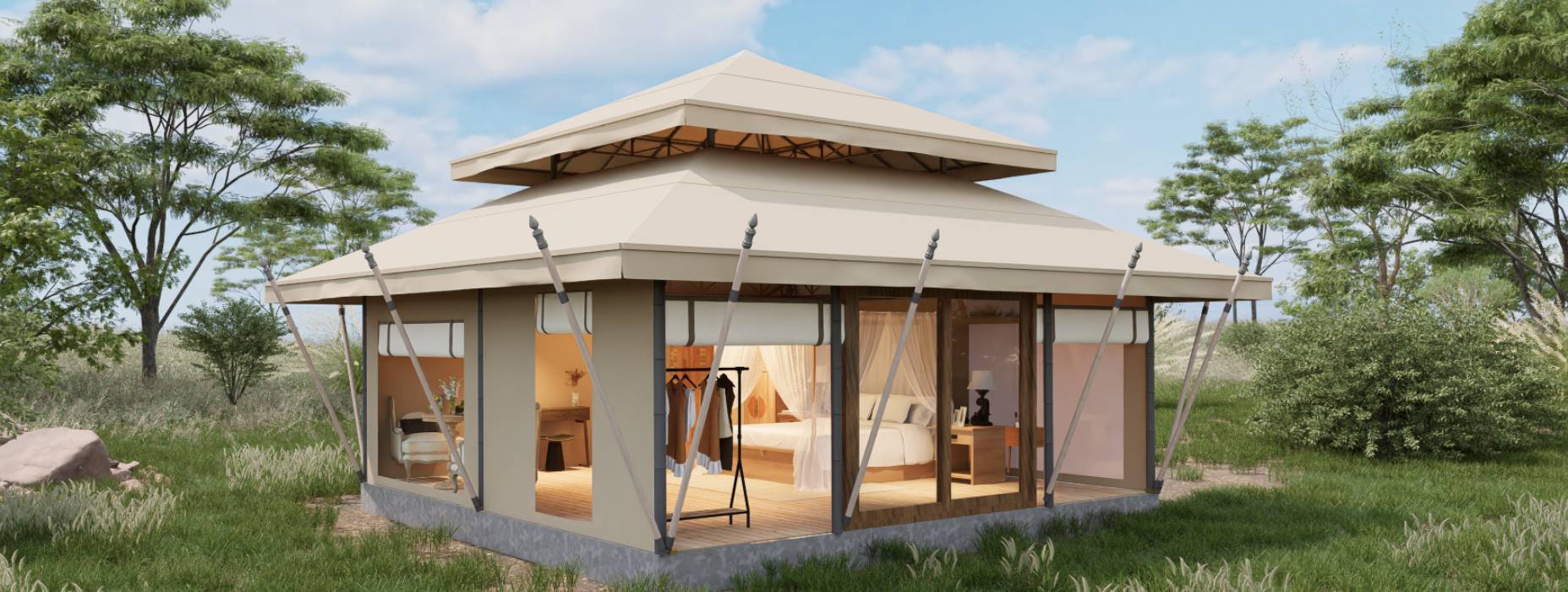 竹溪县户外野奢帐篷